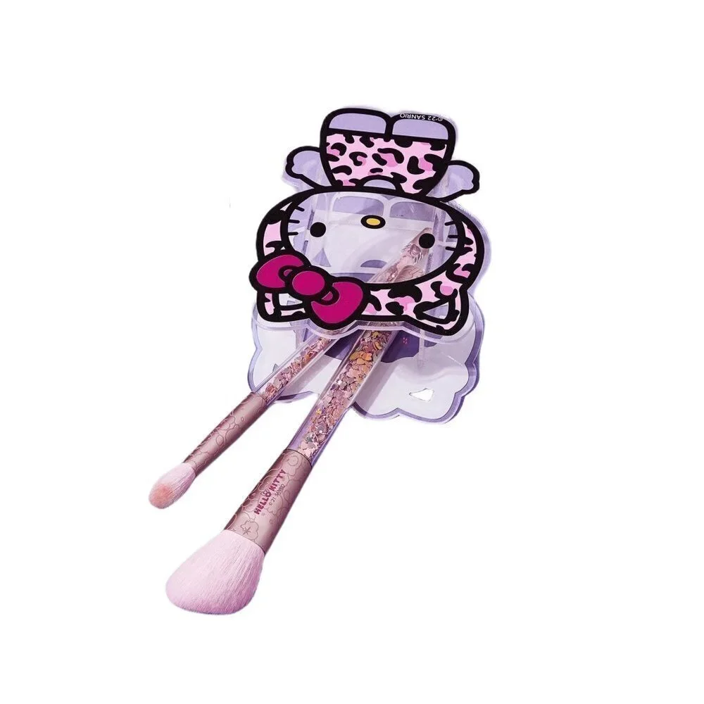 Hello Kitty Leopard Print Bow Plastic Organizer Container